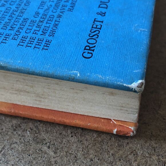 Vintage 1970 Hardy Boys Kids HC Book Bombay Boomerang Pentagon Mercury Mystery - Picture 12 of 16